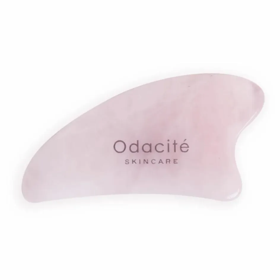 Online Odacité Gua Sha en Quartz rose Transparent