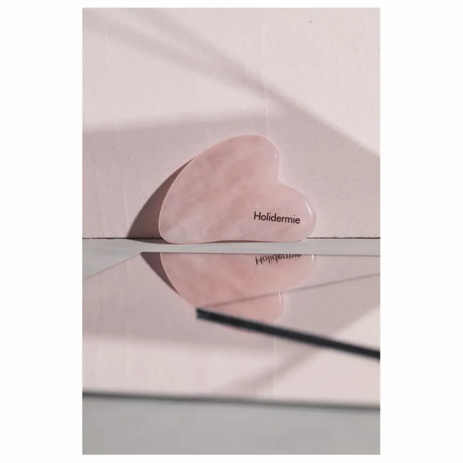 Online Holidermie Gua Sha visage en Quartz Rose