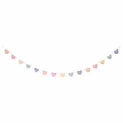 Outlet Meri Meri Guirlande Cœurs en feutrine Multicolore