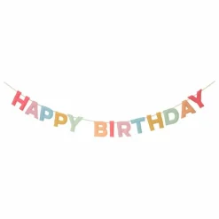 Meri Meri Guirlande Happy Birthday en feutre|Enfant Décoration De Fête