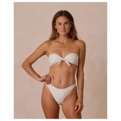 Femme Rylee + Cru Maillots De Bain*Haut de Maillot Citron Fibres Recyclées |