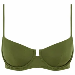 Discount Haut de Maillot Olivine Fibres Recyclées | Femme Maillots De Bain