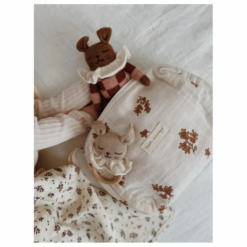 Discount Main Sauvage Hochet en bois Lapin | Beige