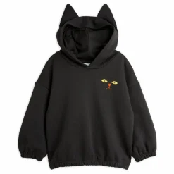 Best Mini Rodini Hoodie Chat Coton Bio | Noir