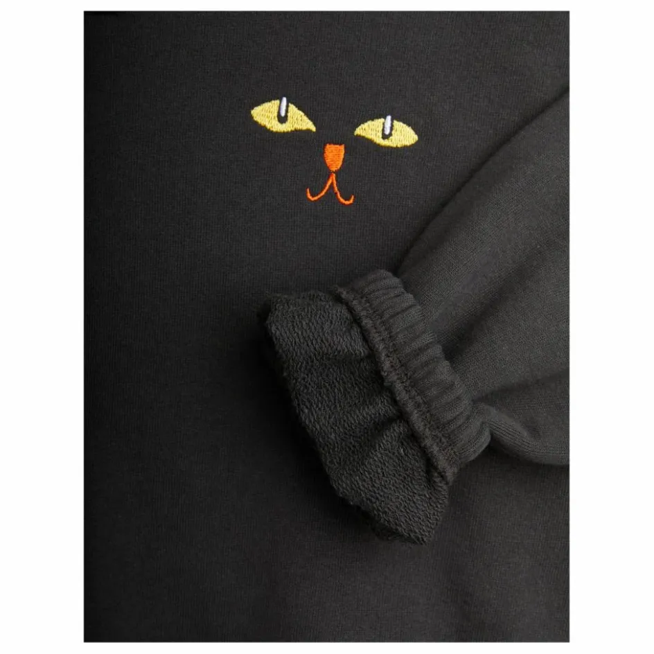 Best Mini Rodini Hoodie Chat Coton Bio | Noir