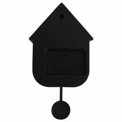 Outlet Present Time Horloge à pendule Modern Cuckoo | Noir