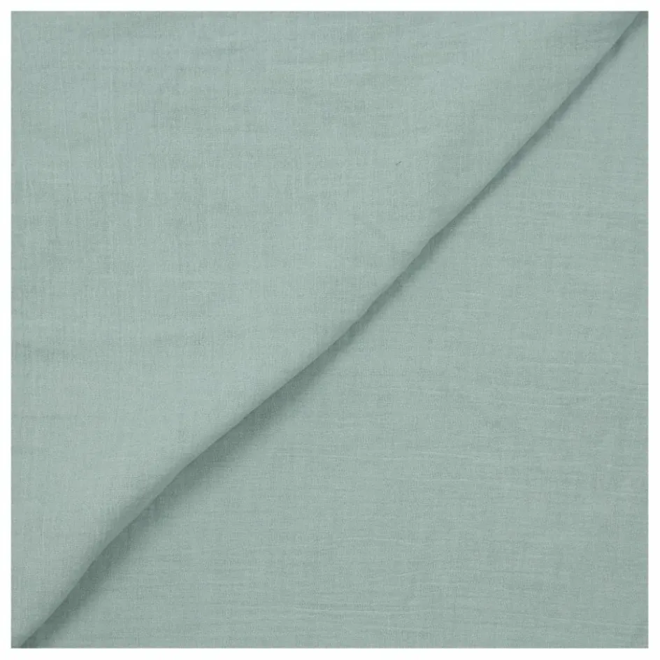 Online Haomy Housse de couette Dili en voile de coton | Vert céladon