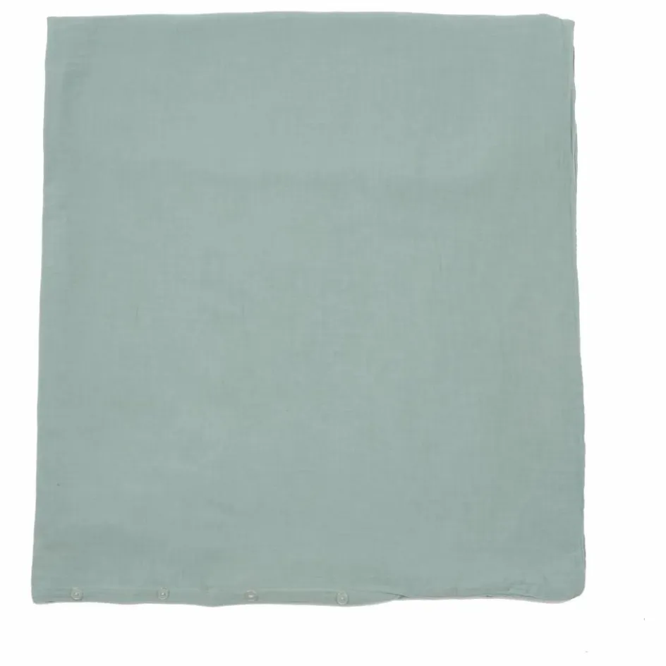 Online Haomy Housse de couette Dili en voile de coton | Vert céladon