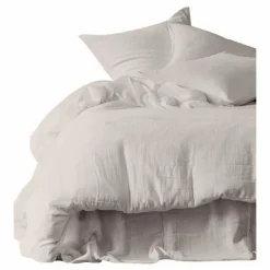 Haomy Linge De Lit*Housse de couette Dili en voile de coton |