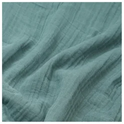 Hot Haomy Housse de couette Dili en voile de coton | Bleu stone
