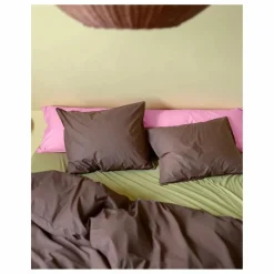 Clearance Housse de couette en percale organique - Coffee Brown | Enfant Linge De Lit Enfant|Linge De Lit