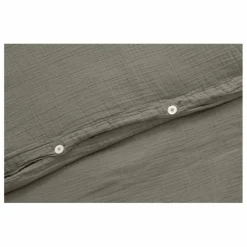 Best garbo&friends Housse de couette Géranium en mousseline de coton | Vert kaki