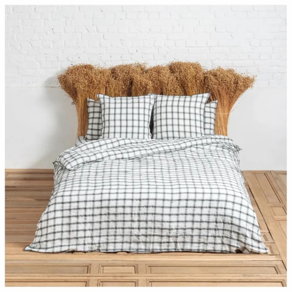Le Monde Sauvage Linge De Lit*Housse de couette Highlands en lin lavé |