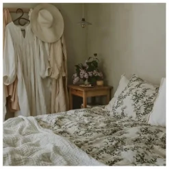 garbo&friends Linge De Lit*Housse de couette Honeysuckle en mousseline de coton |