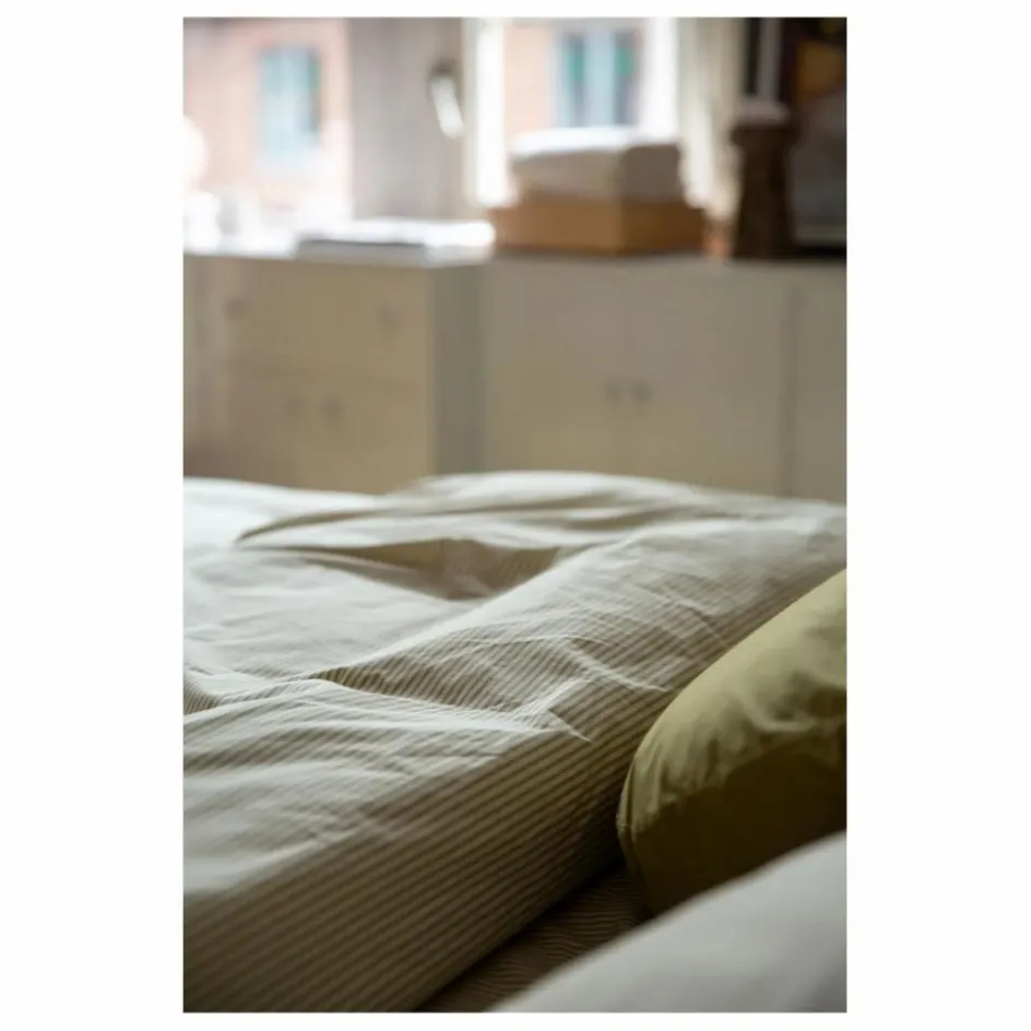 Enfant Suite 702 Linge De Lit Enfant|Linge De Lit*Housse de couette Striped en percale organique - -Ecru |