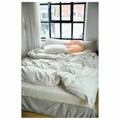 Enfant Suite 702 Linge De Lit Enfant|Linge De Lit*Housse de couette Striped en percale organique - -Ecru |