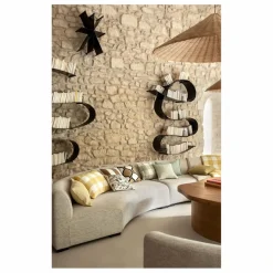 Haomy Housse de coussin en lin Palma II || Coussins
