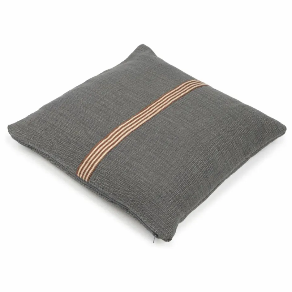 Clearance Libeco Housse de coussin en lin Jasper | Charbon