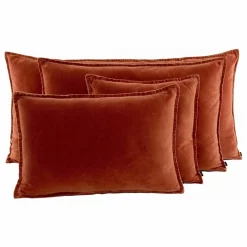 Haomy Housse de coussin en velours Manhattan || Coussins