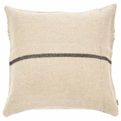 Best Libeco Housse de coussin Moroccan Stripe - 50x50 cm | Ecru