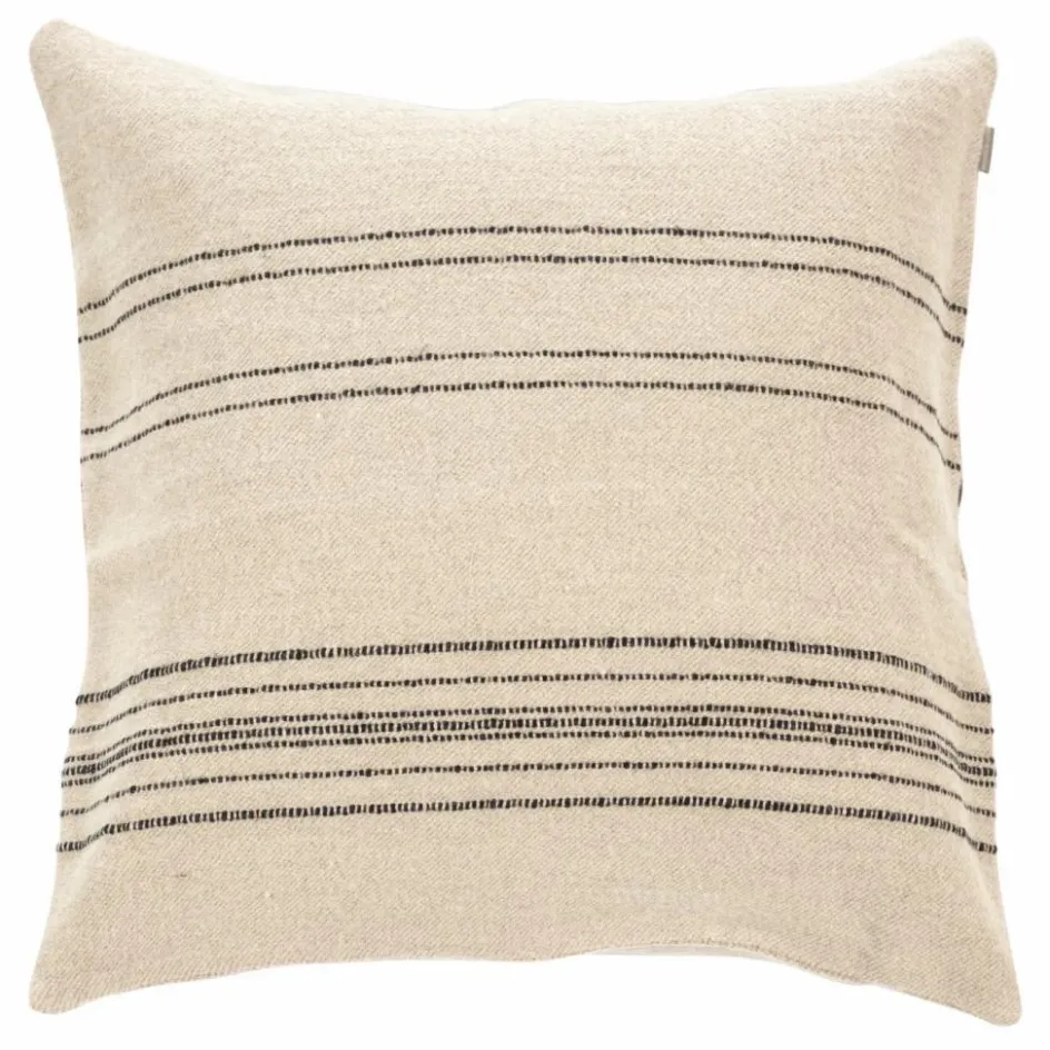Best Libeco Housse de coussin Moroccan Stripe - 50x50 cm | Ecru