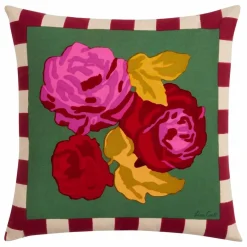 Discount Lisa Corti Housse de coussin Nizam Stripes | Vert
