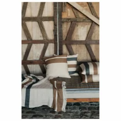 New Libeco Housse de coussin Railroad Stripe | Ecru