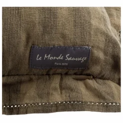 Sale Le Monde Sauvage Housse de coussin Sandhills volantée | Marron
