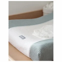 Hot Béaba Housse de matelas à langer Sofalange | Vert d'eau
