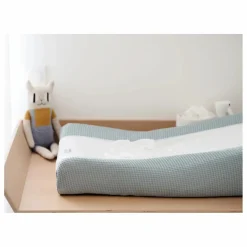 Hot Béaba Housse de matelas à langer Sofalange | Vert d'eau
