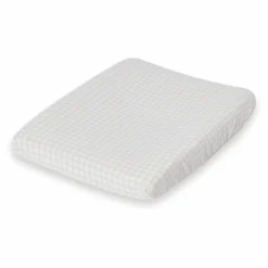 Housse de matelas à langer Gingham Sky | Puériculture|Tables À Langer