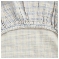 Housse de matelas à langer Gingham Sky | Puériculture|Tables À Langer
