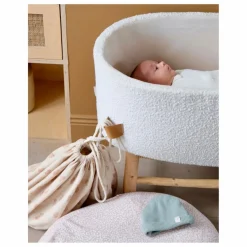 Online Tante Reine Housse pour nid bébé multi-usage Cœur | Crème