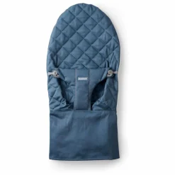 Outlet BabyBjörn Housse pour transat Bliss en coton matelassé | Bleu marine