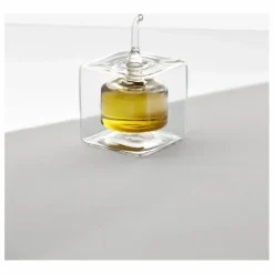 Hot Ichendorf Milano Huilier Cube en borosilicate Transparent