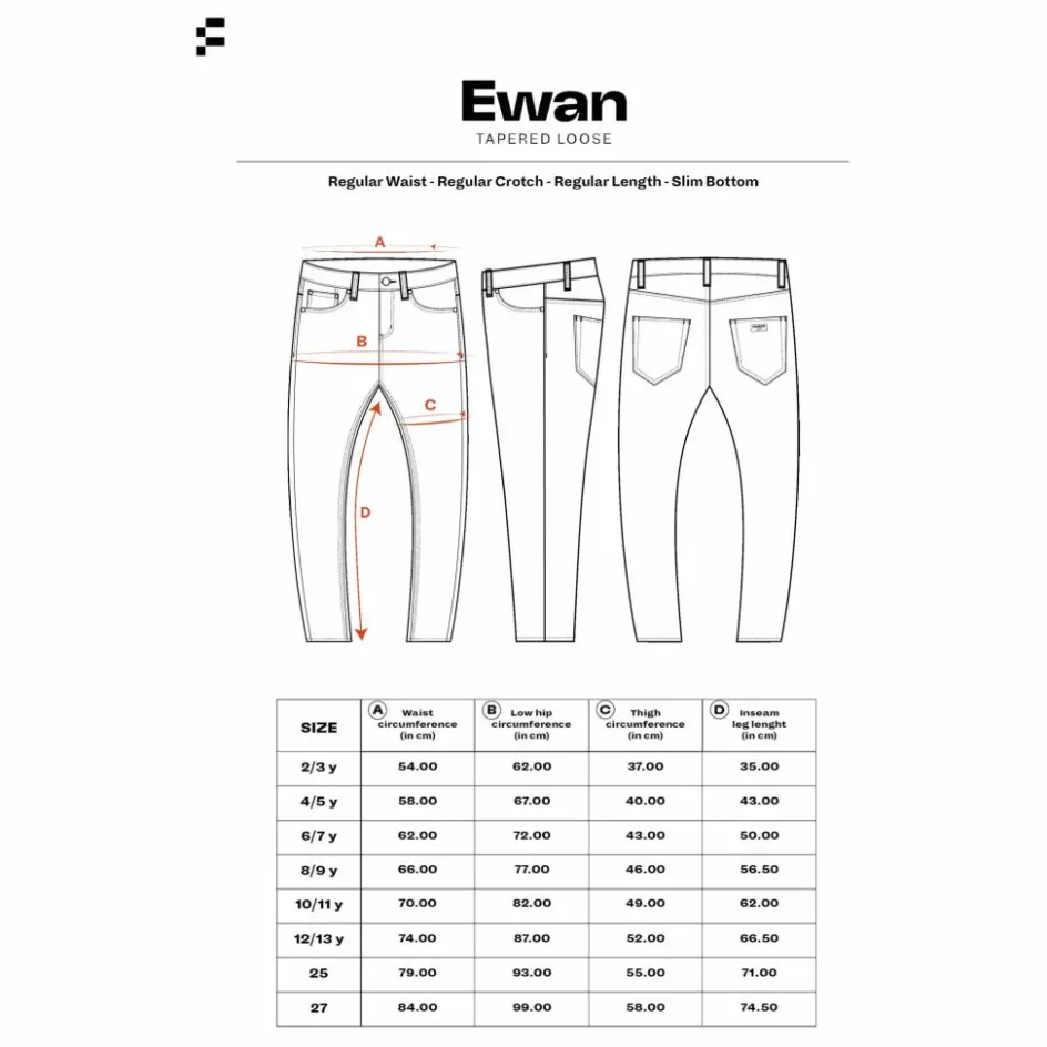 Hot Finger in the nose Jean Comfort Ewan | Vintage blue denim