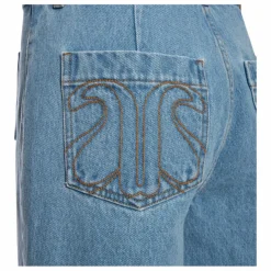 Hot Alma Deia Jean Flare en Coton Bio | Denim bleached