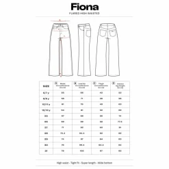 Discount Finger in the nose Jean Flare Fiona | Noir foncé