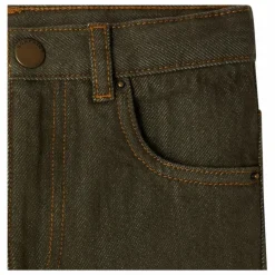 Discount Bonpoint Jean Jagger Coton Bio | Vert kaki