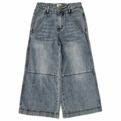 New Longlivethequeen Jean Large Surpiqûres | Denim clair
