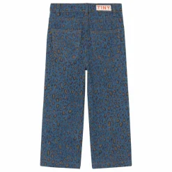 New Tinycottons Jean Léopard | Bleu