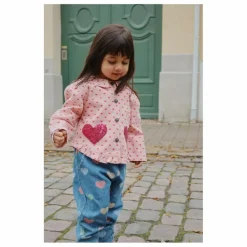 Konges Sløjd Jean Magot Cœurs Coton Bio ||Enfant Leggings, Pantalons|Pantalons Jeggings