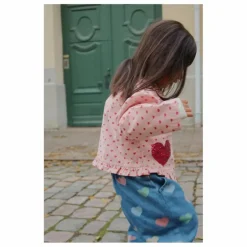 Konges Sløjd Jean Magot Cœurs Coton Bio ||Enfant Leggings, Pantalons|Pantalons Jeggings