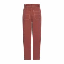 New Alma Deia Jean Paper Bag en Coton Bio | Sienne