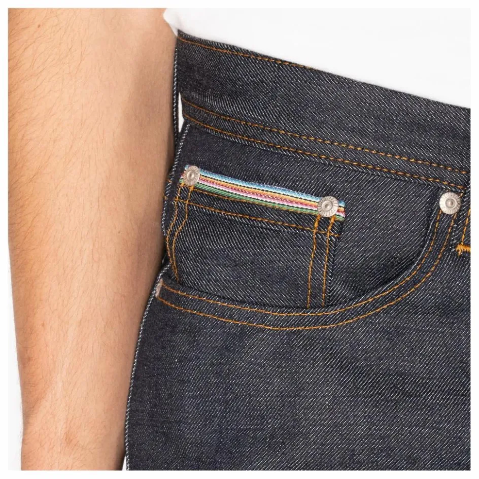 Naked & Famous Jean Weird Guy Dia De Los Muertos Selvedge ||Homme Pantalons, Jeans
