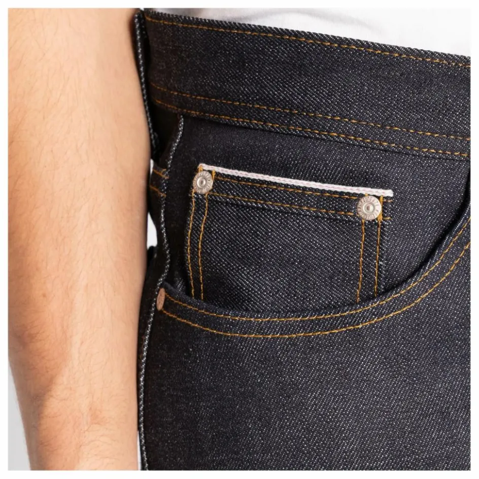 New Naked & Famous Jean Weird Guy Gateway Selvedge | Indigo