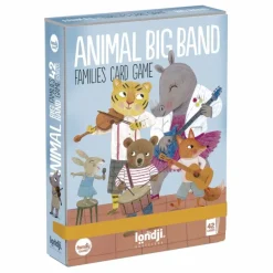 Londji Jeu de cartes - Animals Big Band| Jeux Éducatifs
