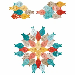 Hot Londji Jeu de concentration The Whale & The Fish Multicolore