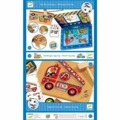 Djeco Jeux De Société|Jeux Éducatifs*Jeu de dextérité Tap tap véhicules