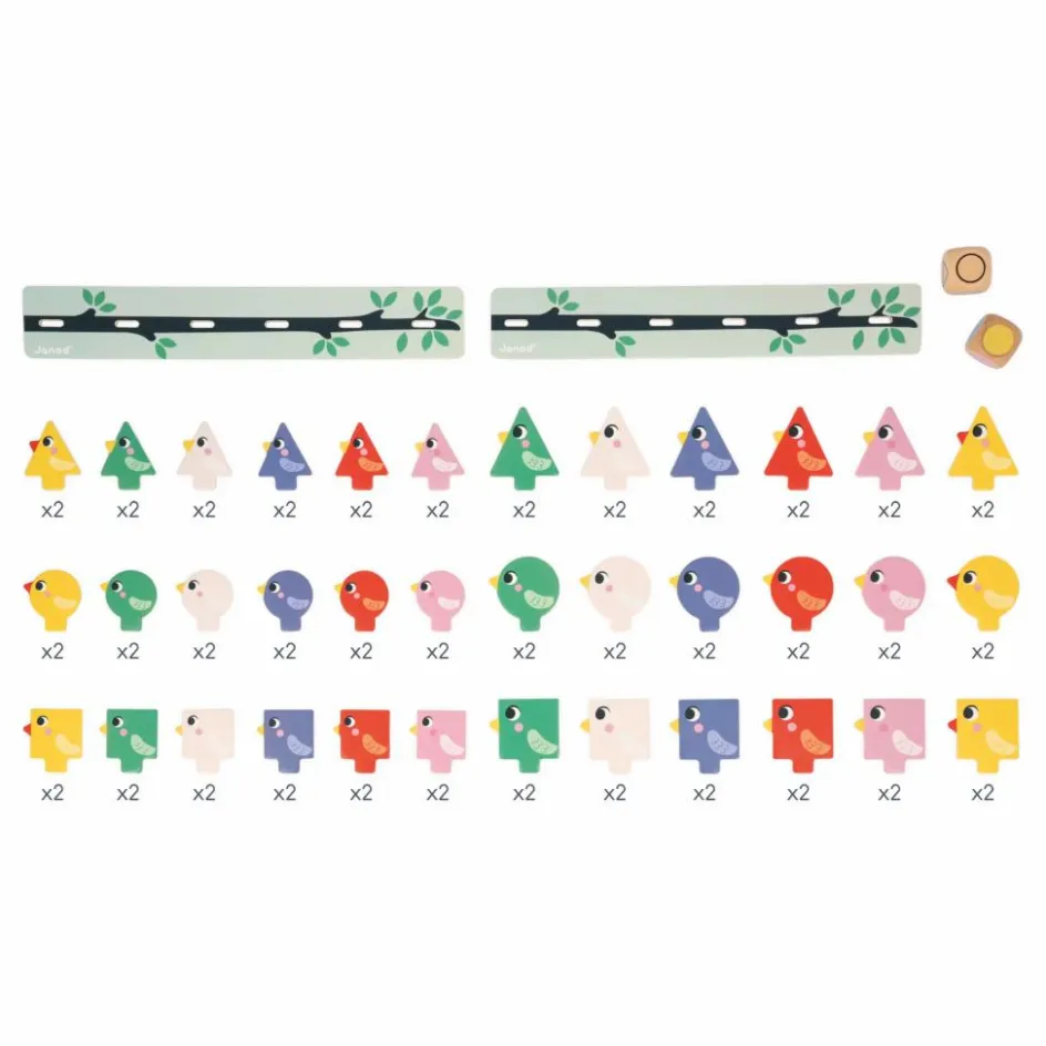 Janod Jeux Éducatifs*Jeu de tri Oiseaux